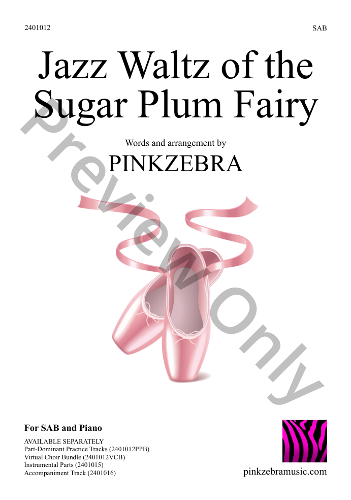 Jazz Waltz of the Sugar Plum Fairy SAB Multi User Part-Dominant Bundle