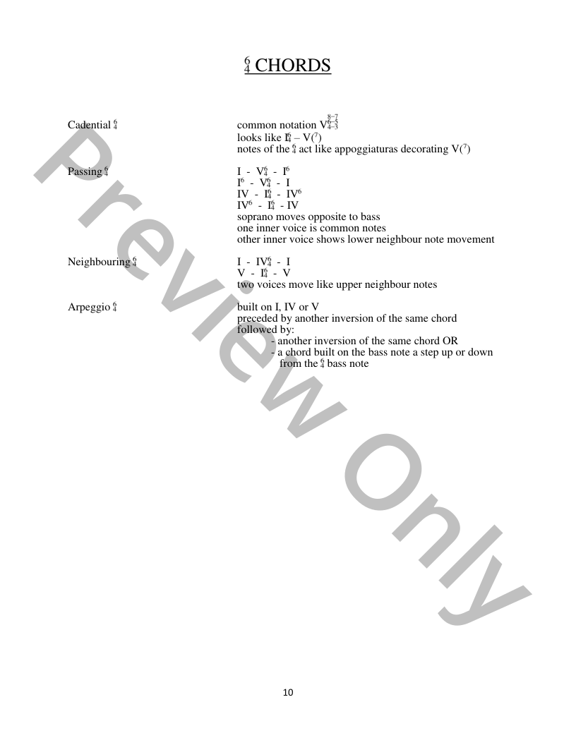 Cadences to Chromaticism P.O.D