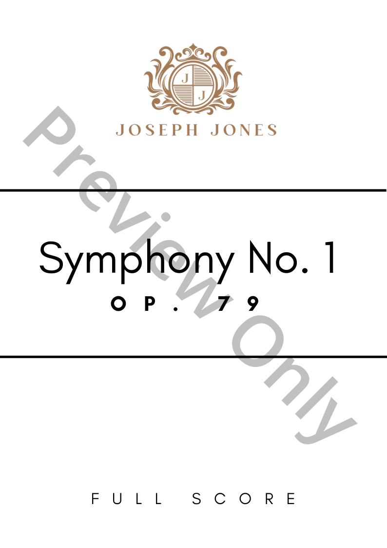 Symphony No. 1, Op. 79 P.O.D