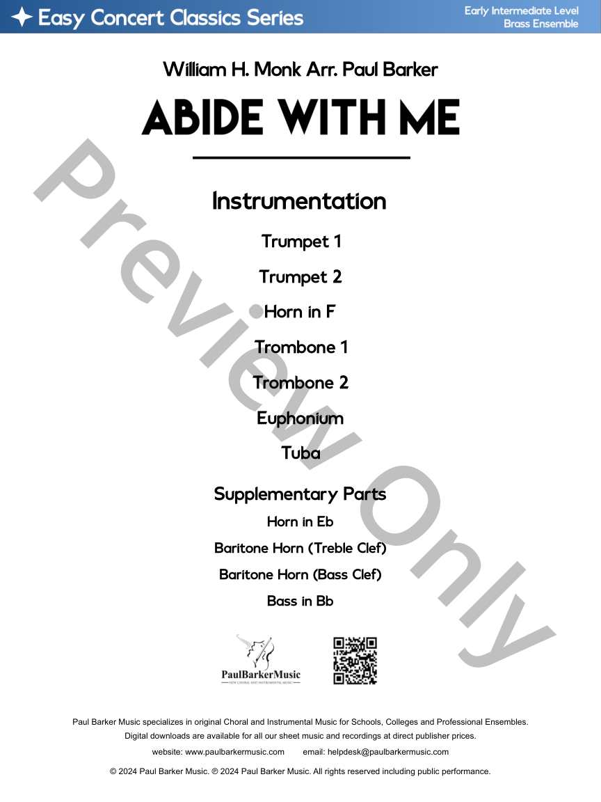 Abide With Me Peformance Recording