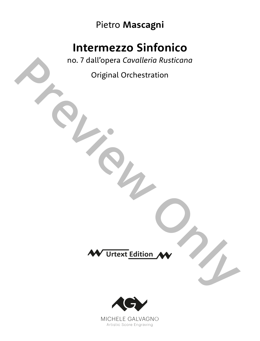 Intermezzo Sinfonico from 