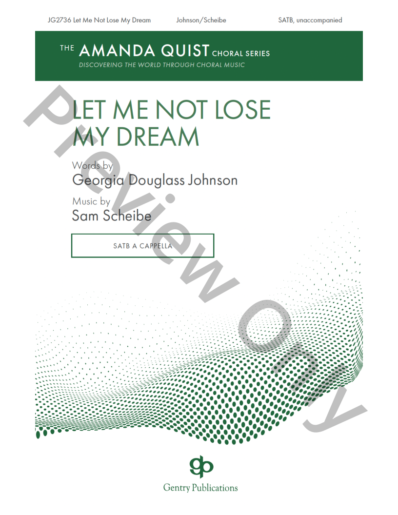 Let Me Not Lose My Dream Large Print Edition P.O.D.