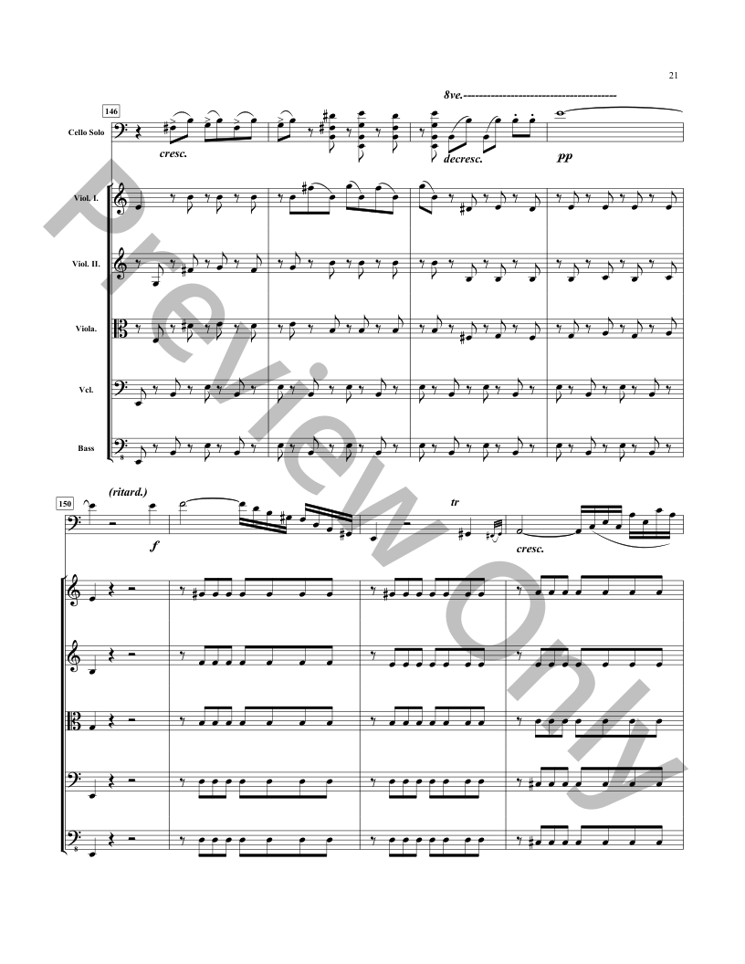 Arpeggione Sonata (Cello Solo with String Orchestra) P.O.D