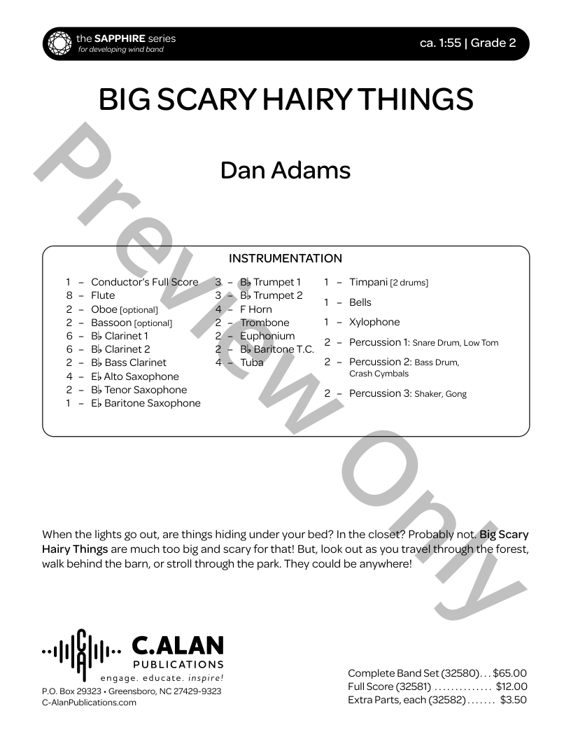 Big Scary Hairy Things