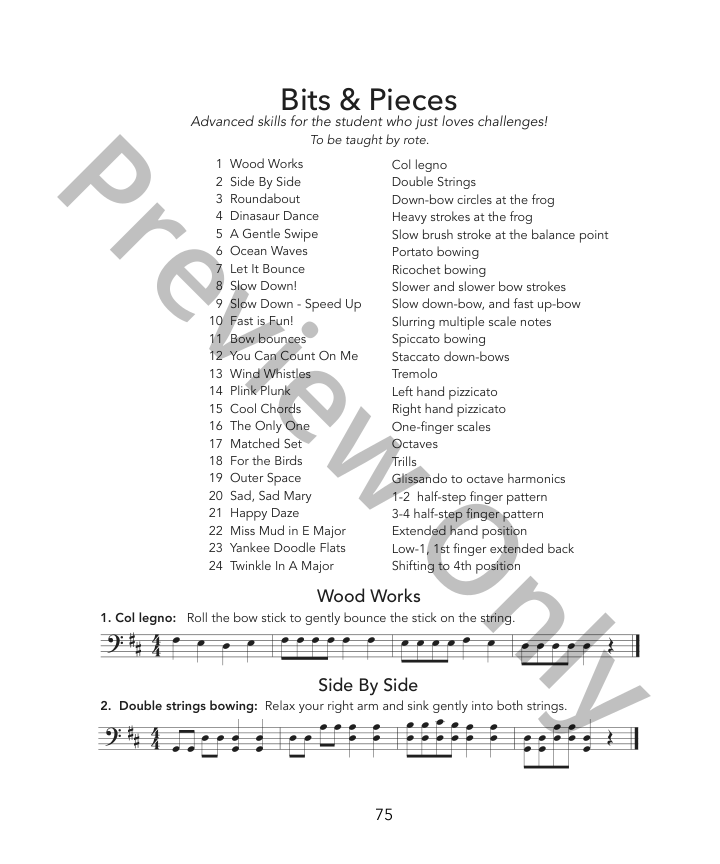 Blue Book of Tunes, for Cello P.O.D