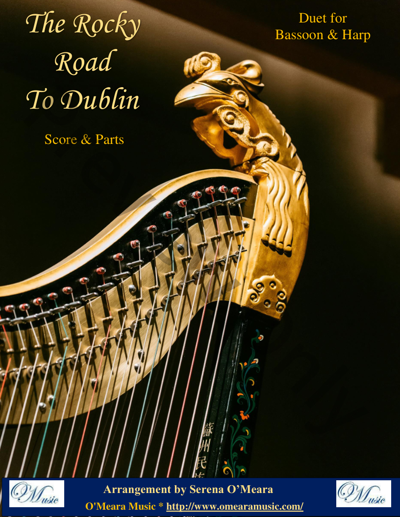 The Rocky Road to Dublin, Duet for Bassoon & Harp P.O.D
