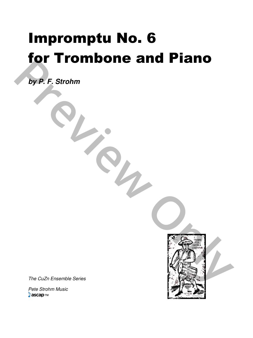 Impromptu No. 6 for Trombone and Piano P.O.D