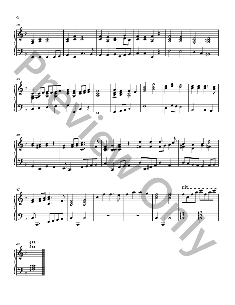 Five Christmas Songs - Trombone with Piano accompaniment P.O.D