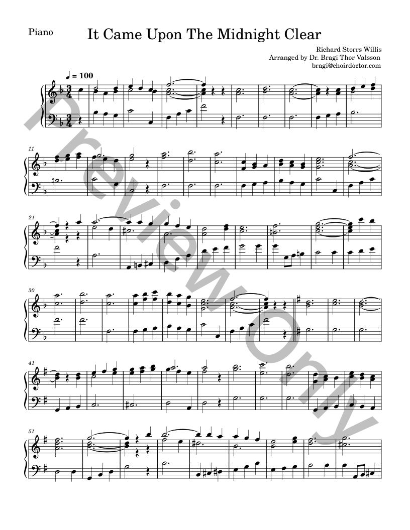 Five Christmas Songs - Trombone with Piano accompaniment P.O.D