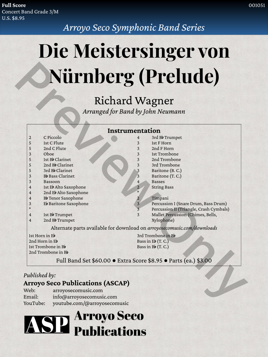Die Meisteringer von Nurnberg P.O.D