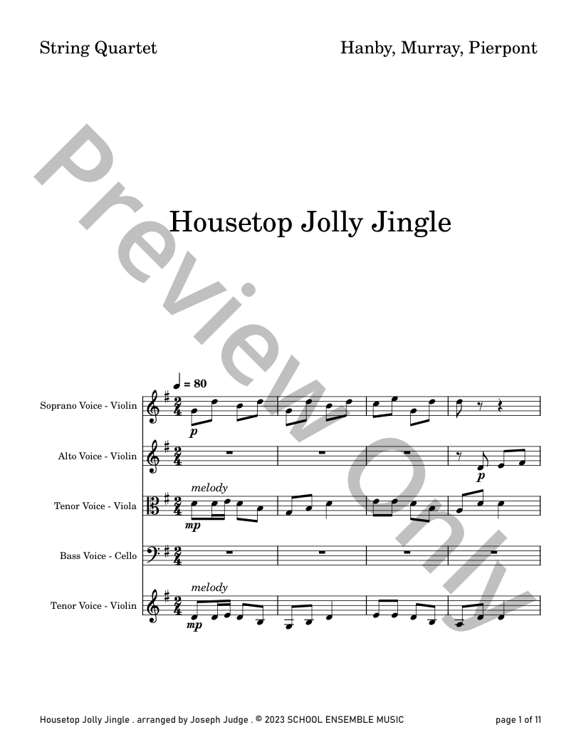 Housetop Jolly Jingle P.O.D
