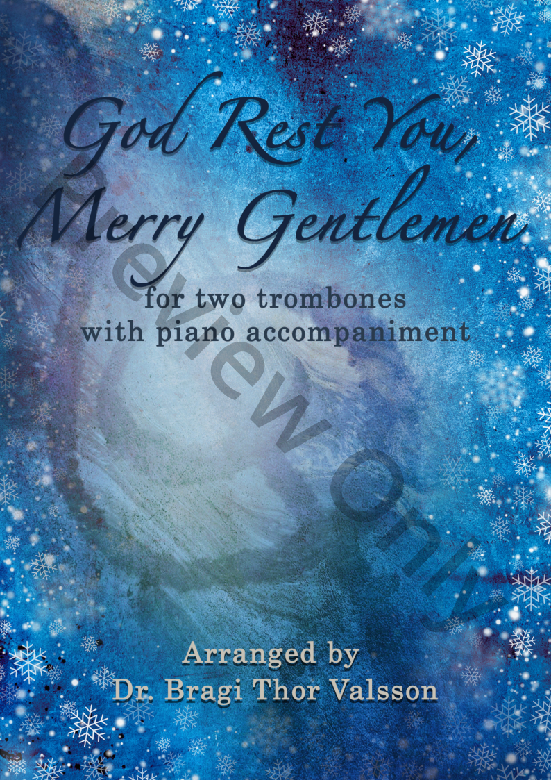 God Rest You, Merry Gentlemen - two Trombones with Piano accompaniment P.O.D