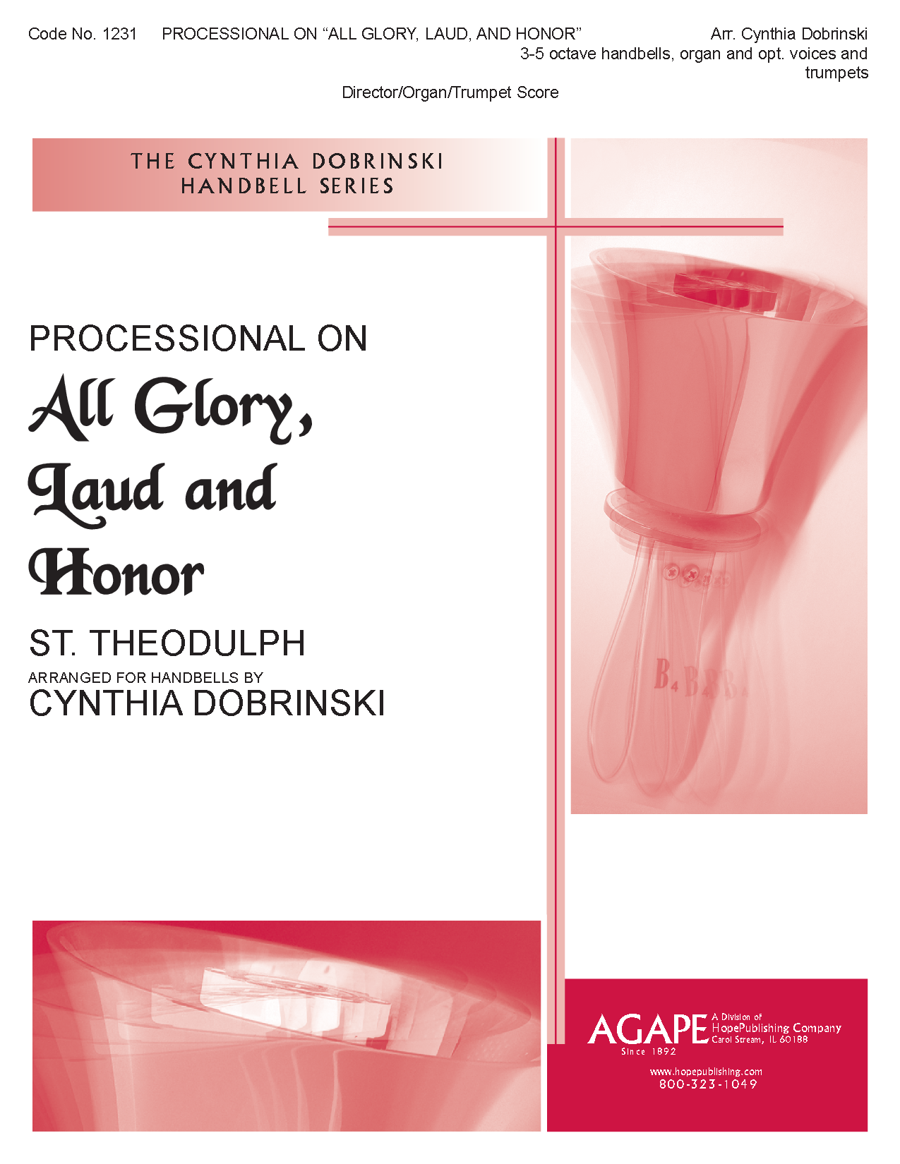 Processional On All Glory Laud And Honor Director / Organ Score P.O.D.