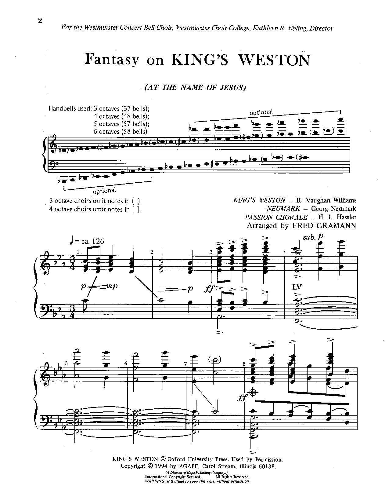 Fantasy On King'S Weston P.O.D.