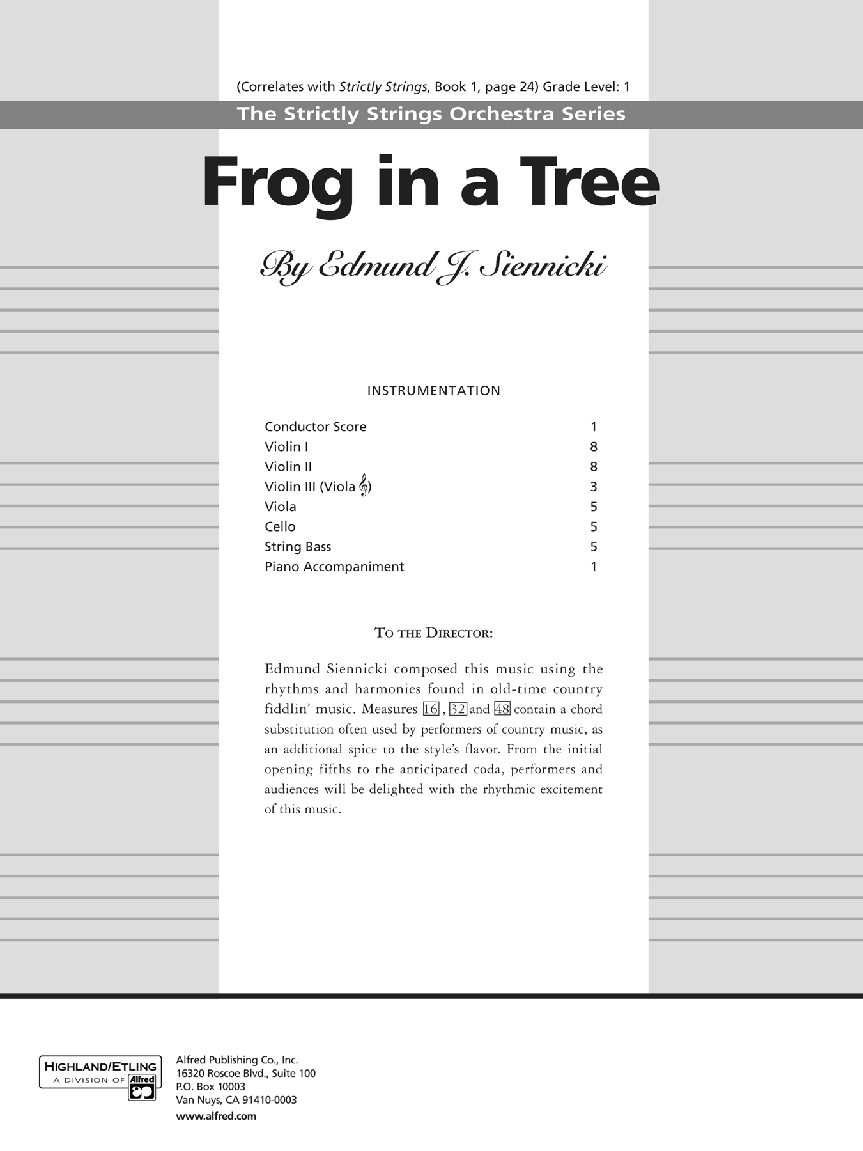 FROG IN A TREE