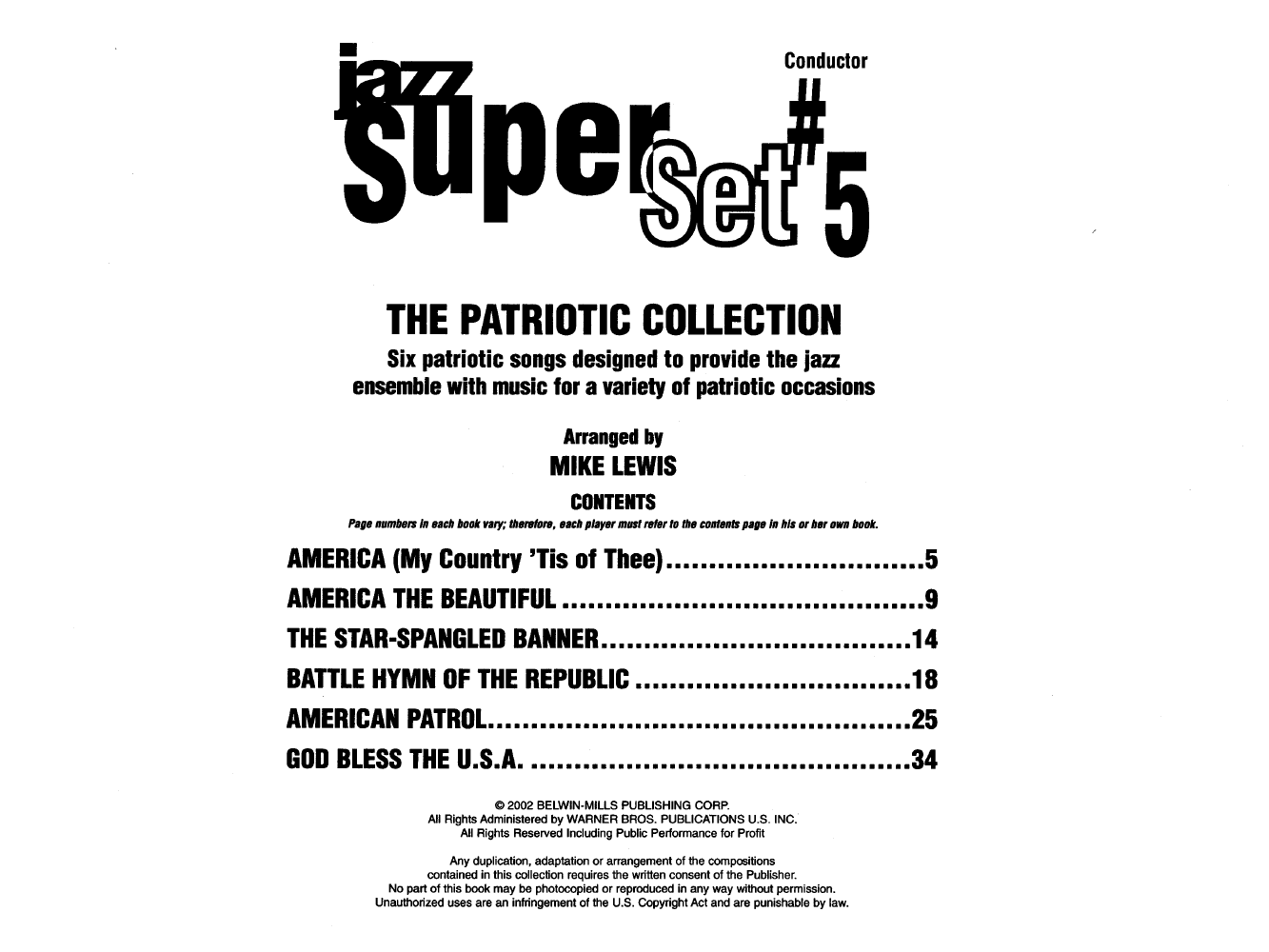 Jazz Superset #5 Patriotic Collection