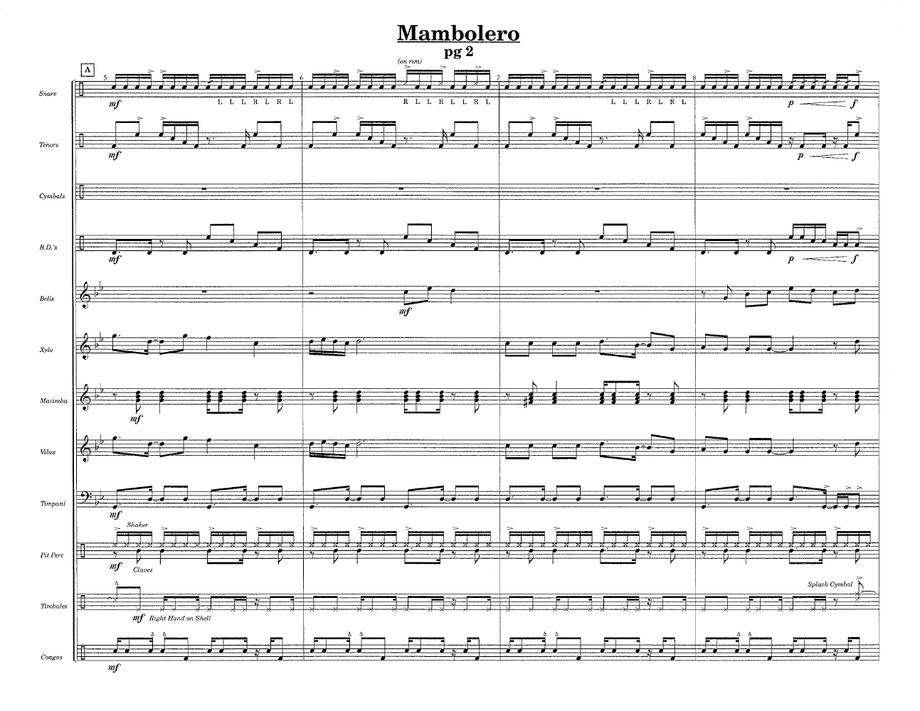 My Summer Car Main Theme – Johannes Rojola Sheet music for Vibraphone,  Guitar, Bass guitar, Drum group & more instruments (Mixed Ensemble)