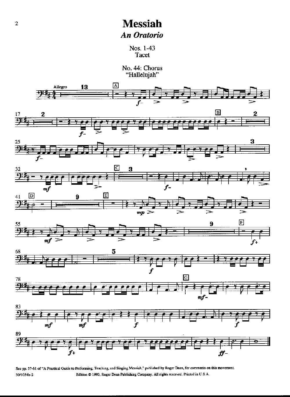 Messiah TIMPANI