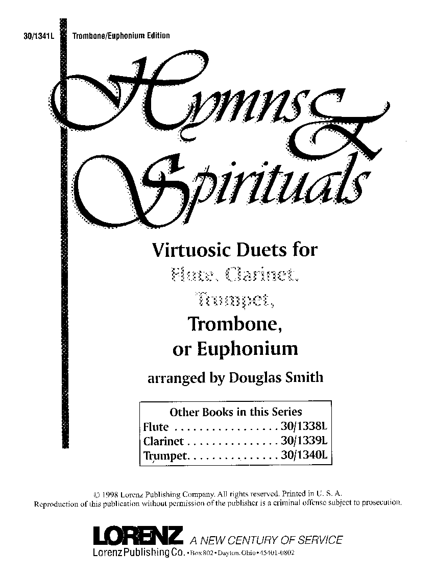 HYMNS AND SPIRITUALS TROMBONE