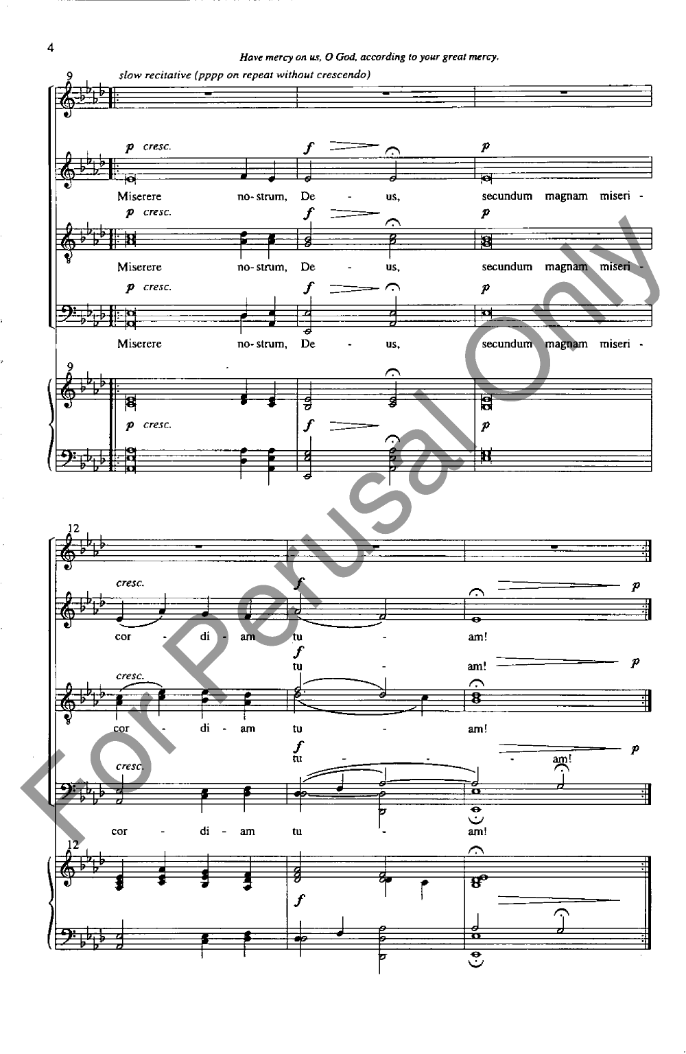 Parce Domine (SATB ) by Feliks Nowowieski/ar | J.W. Pepper Sheet Music