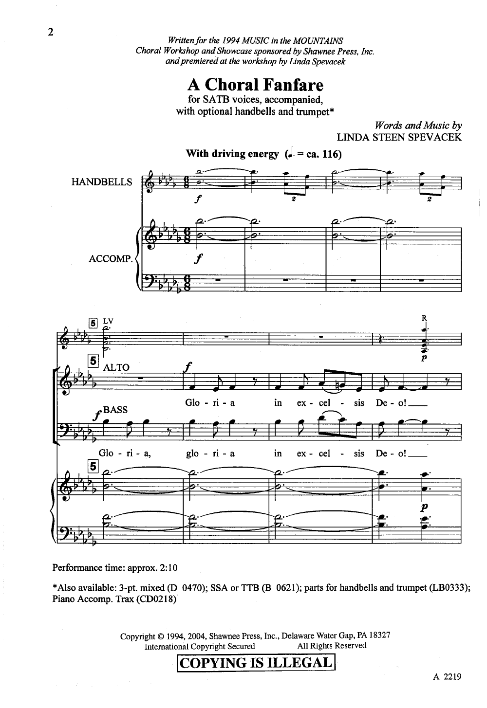 CHORAL FANFARE ARCHIVE-P.O.P.