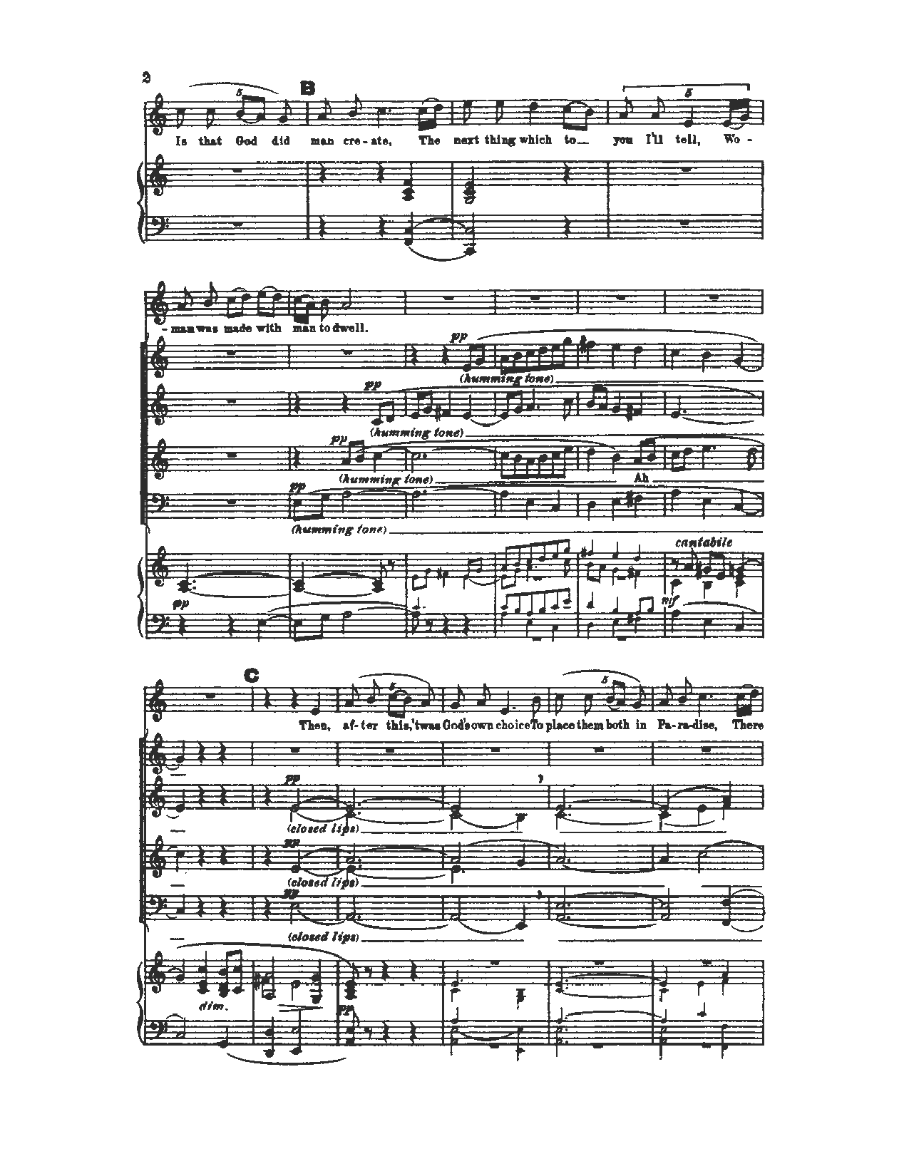 Fantasia On Christmas Carols VOCAL SCORE