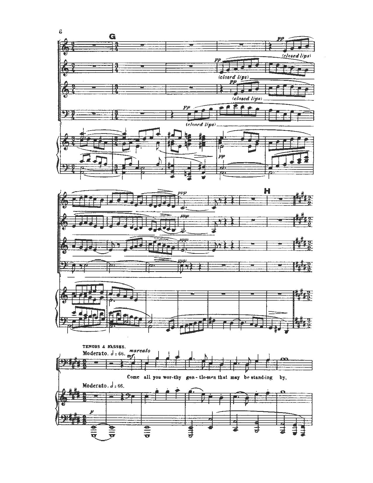 Fantasia On Christmas Carols VOCAL SCORE