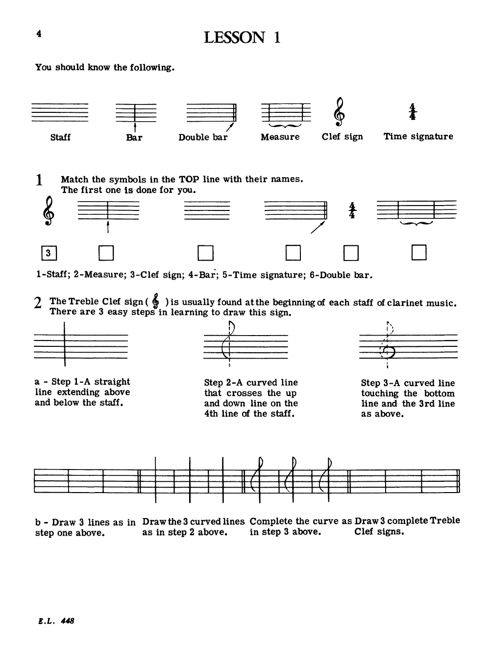 NOTE SPELLER CLARINET