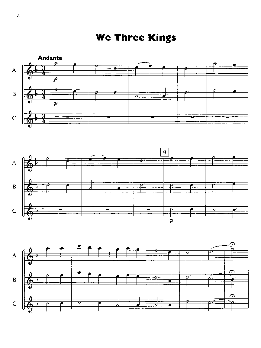 YAMAHA CHRISTMAS ENSEMBLES FLUTE OR OBOE