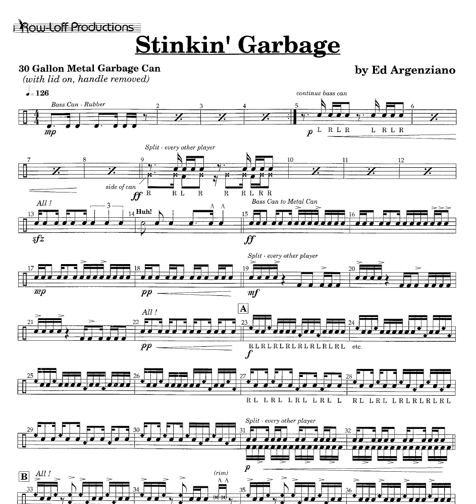 STINKING GARBAGE PERC ENSEMBLE