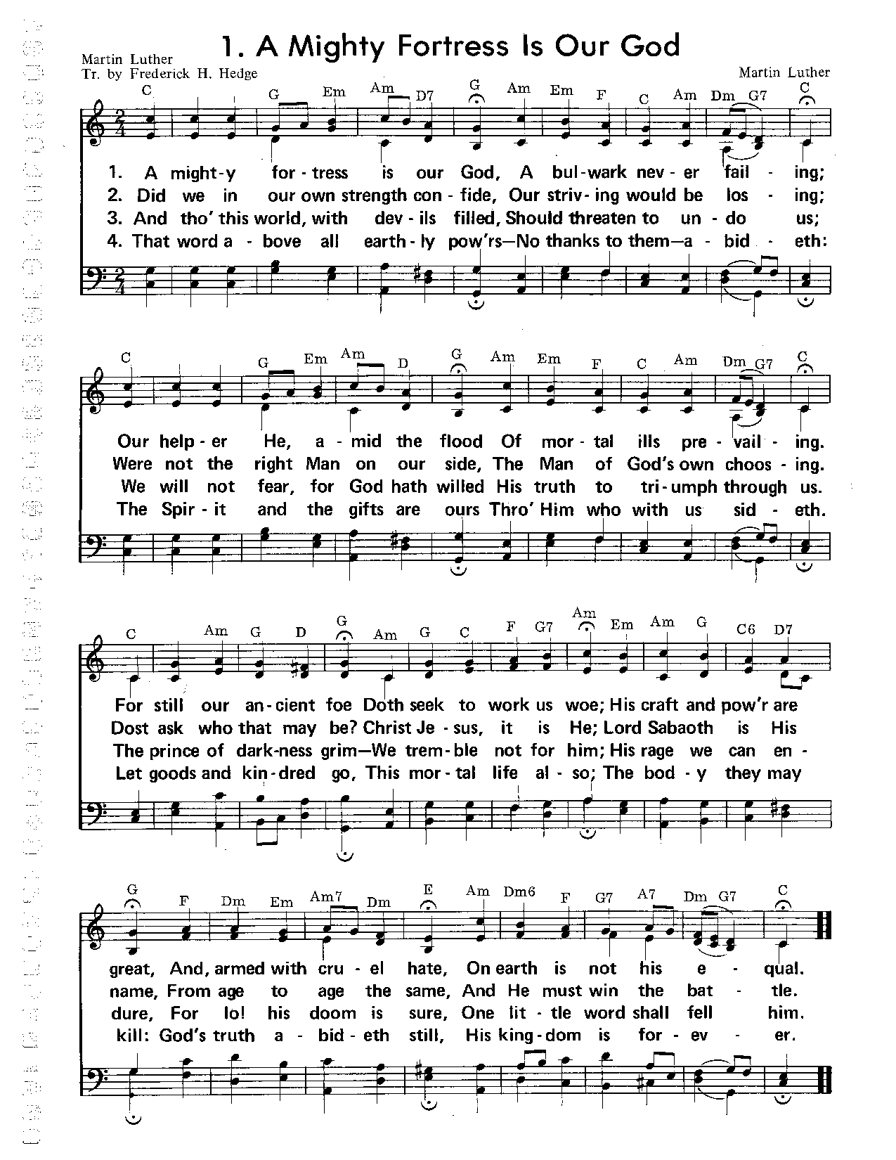 Heritage Hymns LARGE PRINT and Lower Keys P.O.D.
