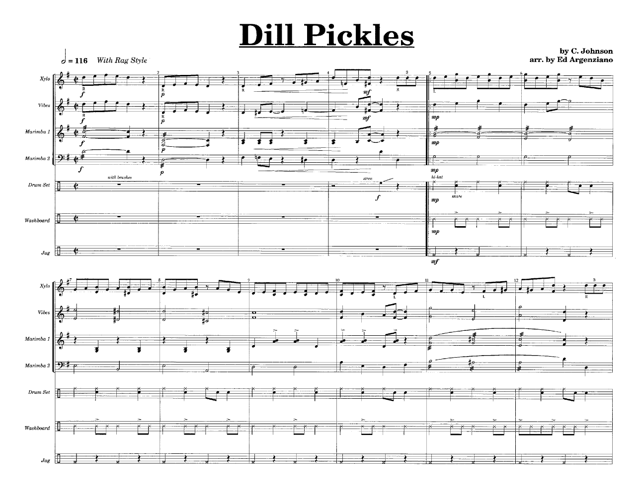 DILL PICKLES PERCUSSION ENSEMBLE