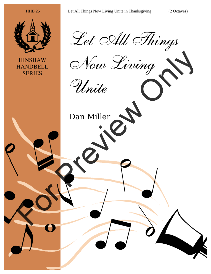 Let All Things Now Living Unite 2 Octaves Quartet