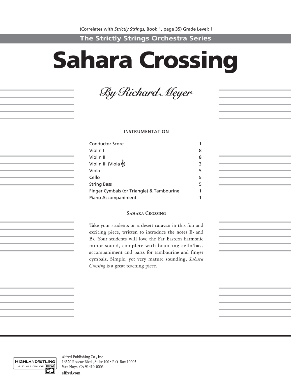 SAHARA CROSSING SCORE