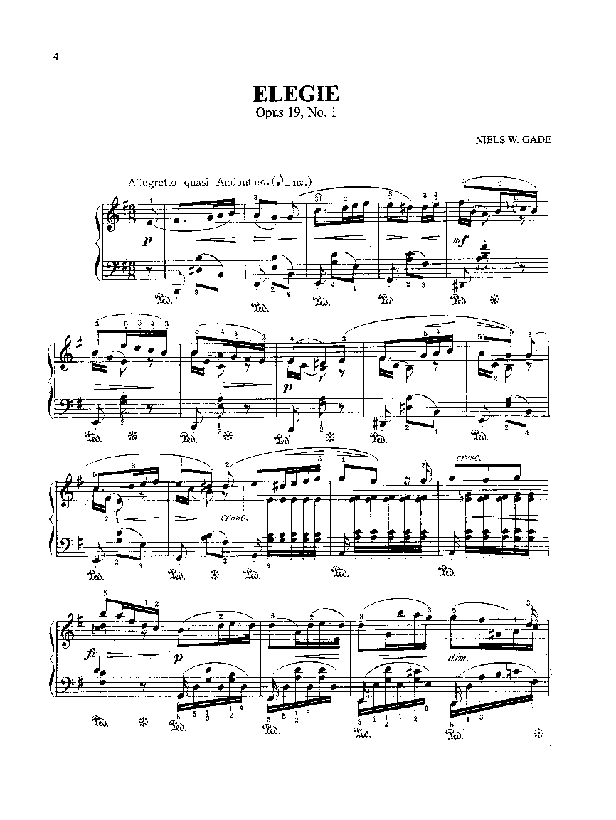PIANO PIECES OP 19