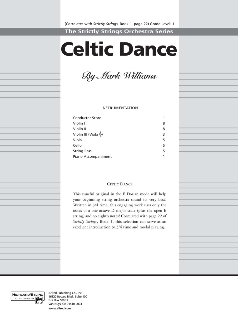 CELTIC DANCE SCORE