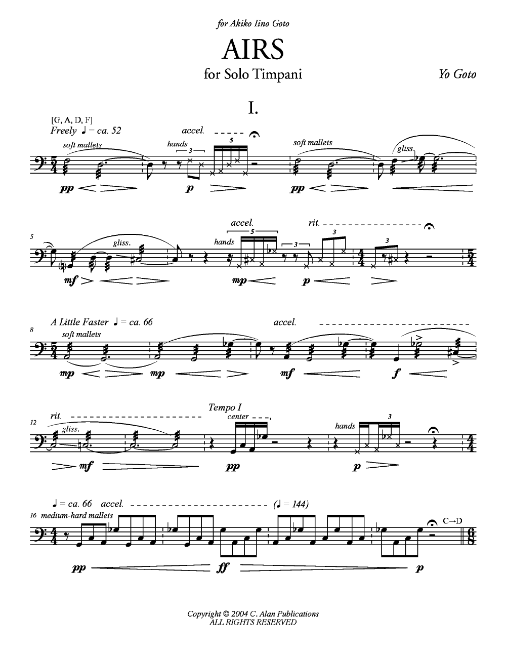 AIRS-TIMPANI SOLO