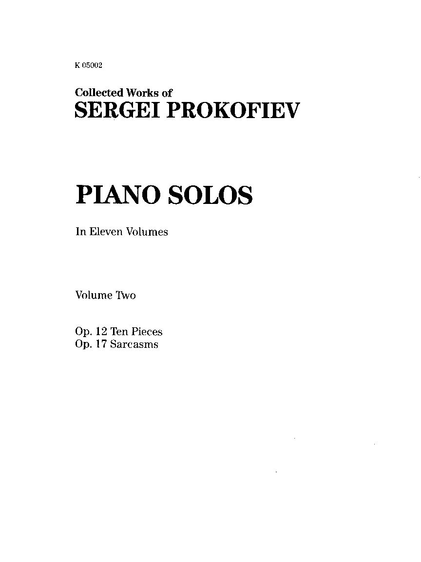 PIANO SOLOS #2