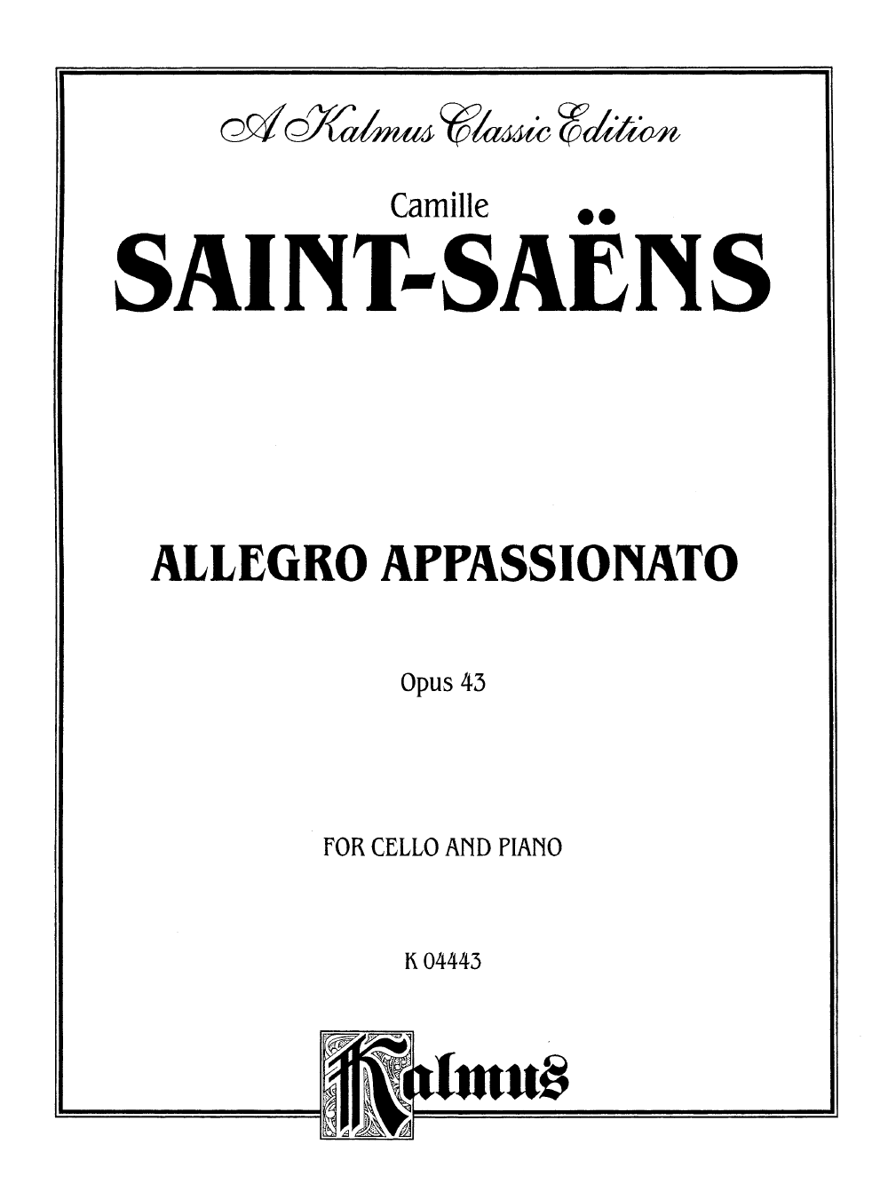 ALLEGRO APPASSIONATO OP 43