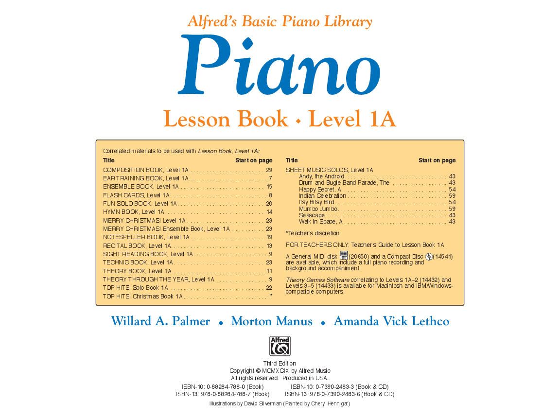 ALFRED #1A LESSON BK/CD