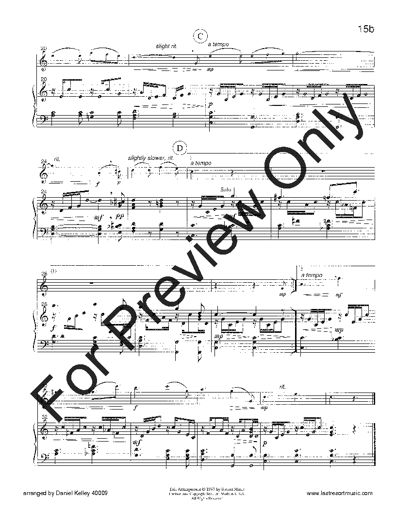 20 Sacred and Spiritual Solos C Instruments - Violin, Flute or Oboe and Piano