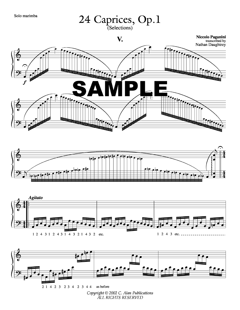 24 CAPRICES #5 OPUS 1